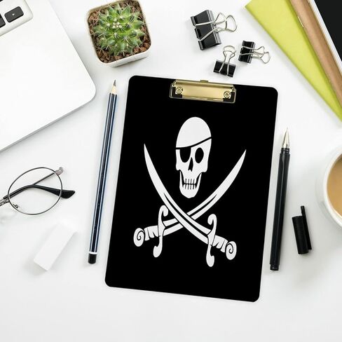 لوحة مشبك من الأكريليك للمكتب والمدرسة والتمريض على شكل زرافة باللون الأصفر بحجم حرف A4 قياسي مقاس 9 × 12.5 بوصة مع مشبك معدني فضي منخفض المظهر in Kuwait