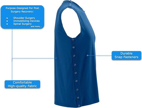 Post Shoulder Surgery Tank Top - Men's - Women's - Unisex Sizing in Saudi Arabia