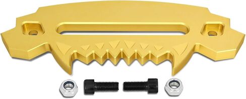 DNA Motoring HITCH-ALU-003-SL 10 بوصة من الألومنيوم Hawse Fairlead لدليل الرصاص لحبل الرافعة الاصطناعية، فضي in Kuwait