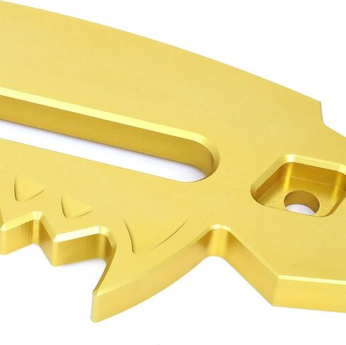 DNA Motoring HITCH-ALU-003-SL 10 بوصة من الألومنيوم Hawse Fairlead لدليل الرصاص لحبل الرافعة الاصطناعية، فضي in Kuwait