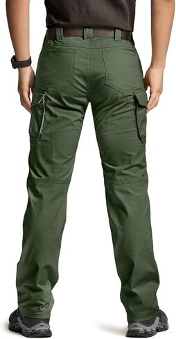 CQR Women's Flex Stretch Tactical Pants, Water Resistant Ripstop Work Pants, Outdoor Hiking Cargo Pants with Pockets in Saudi Arabia