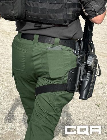 CQR Women's Flex Stretch Tactical Pants, Water Resistant Ripstop Work Pants, Outdoor Hiking Cargo Pants with Pockets in Saudi Arabia