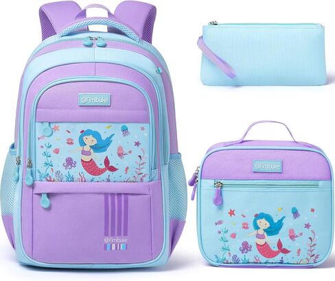 Fimibuke Kids Backpack for School Boys - 3 PCS Waterproof Teen Boy Backpack with Lunch Box & Pencil Pouch Set, School Bag Bookbag Daypack for Kindergarten Elementary Middle School, Age 5+(Dinosaur) in Saudi Arabia