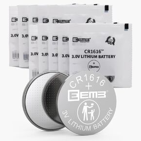 EEMB 5 Pack CR1616 Battery 3V Lithium Battery Button Coin Cell Battery 1616 Battery DL1616 ECR1616 for Re-Mote Control, Watch, Calculator, Electronic Note-Book, Thermometer, Mobile Game