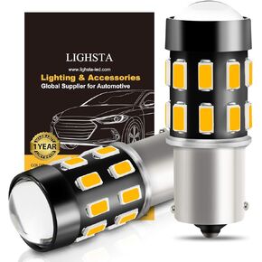 1156 Bulbs, Super Bright 5630 Chipsets 1073 1003 1141 7506 BA15S Bulbs with Projector for Backup Reverse Lights Tail Brake Parking Lights, Xenon White(Pack of 2)