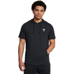 Under Armour Men's Project Rock Payoff Short Sleeve Terry Hoodie