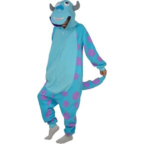 Adult Onesie Sulley Costume Animal One Piece Pajamas Halloween Homewear Jumpsuit Women Unisex Sleepwear Monsters