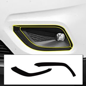 BOGAR TECH DESIGNS Side Window Chrome Delete Overlay Compatible with Jeep Cherokee 2014-2023, Gloss Black