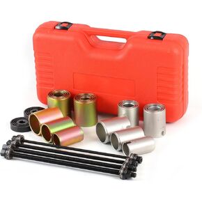 26pcs Universal Press and Pull Sleeve Kit, Bushing Bearing and Seals Installation and Removal Tool Kit, Applicable to Vehicles, LCV, HGV Engines