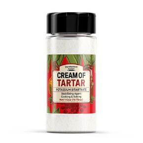 Unpretentious Cream of Tartar, 2 Cups, Non-GMO, Gluten Free, Vegan, Slotted Cap Spice Shaker