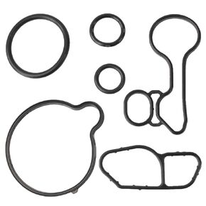 Engine Oil Cooler Filter Housing Gasket Set for Chevrolet Trax Sonic Chevy Cruze for Buick Encore 1.4L Turbo Thermostat Housing Seals Gasket Kit 55568536 55568539 55565619 55565385 55568540