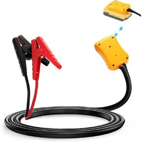 كابلات توصيل لبطاريات ديوالت 20 فولت، كابلات تعزيز السيارات 8AWG 5.9FT، مشغل القفز المحمول لبدء تشغيل المركبات باستخدام بطاريات الأدوات