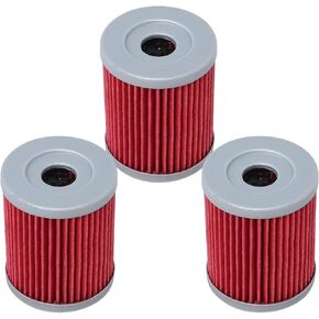 KN132 Oil Filter Compatible with Suzuki DRZ125 DR200 DR200SE LT160 LTF250 Compatible with Arctic Cat 250 300 Kawasaki KH125 KLX125