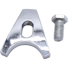 Car Distributor Clamp Chrome Billet Aluminum Distributor Clamp Hold Down for Chevy SBC BBC SB BB HEI Electronic