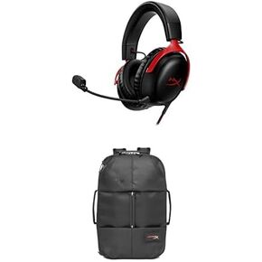 HyperX Cloud III Gaming Headset and QuadCast S RGB Microphone Bundle with 53mm Angled Drivers and Four Polar Patterns