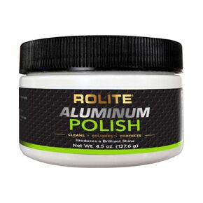 Rolite Aluminum Polish (1lb) for All Aluminum & Bare Metal Surfaces - Canoes, Jon Boats, Pontoons, RVs, Diamond Plate, Aluminum Non-Coated Wheels