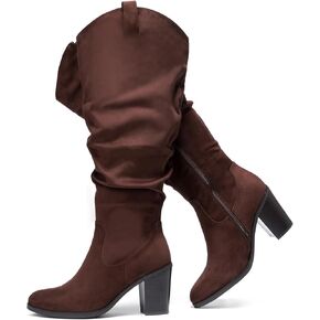 Luoika Women's Extra Wide Calf Knee High Boots, Wide Width Winter Tall Boots.