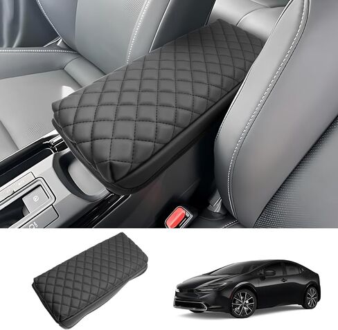 2023 2024 غطاء وحدة التحكم المركزية Prius لسيارة Toyota Prius (LE/XLE/Limited)، غطاء مسند ذراع جلدي مقاوم للماء ومريح 2023 2024 Prius Accessories (جلد) in Kuwait
