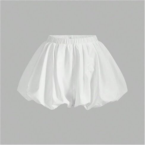 Women's Elastic High Waist Shorts Summer Fashion Wide Leg Bloomers Shorts in Saudi Arabia