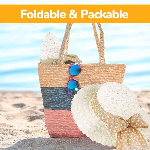 قبعة الشمس للفتيات من القش مع عقدة على شكل فيونكة، قبعة الشاطئ الصيفية بوهو، قبعة مرنة ذات حافة واسعة، قبعة للحماية من الشمس في الهواء الطلق للأطفال من سن 3 إلى 6 سنوات in Kuwait