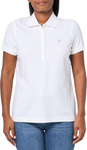 Brooks Brothers Women's Short Sleeve Cotton Pique Stretch Logo Polo Shirt in Saudi Arabia