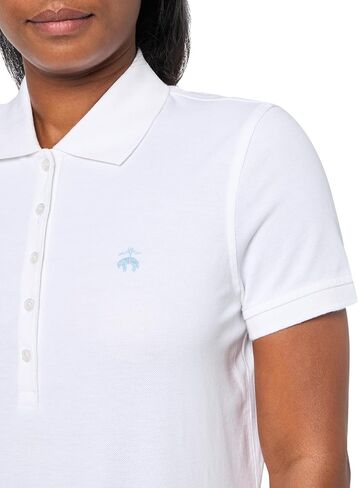 Brooks Brothers Women's Short Sleeve Cotton Pique Stretch Logo Polo Shirt in Saudi Arabia