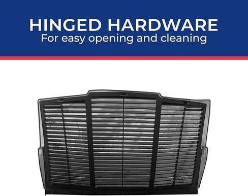 FANMATE 00-955003 Fan/Vent Cover with EZ Clip Hardware, Constant Airflow, Super Tough, Smoke in Saudi Arabia
