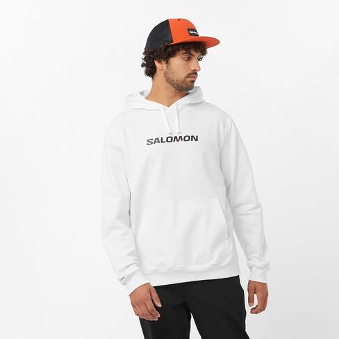 Salomon Men's Logo Performance Hoodie Sweatshirt in Saudi Arabia