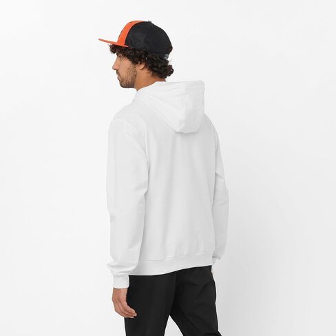 Salomon Men's Logo Performance Hoodie Sweatshirt in Saudi Arabia