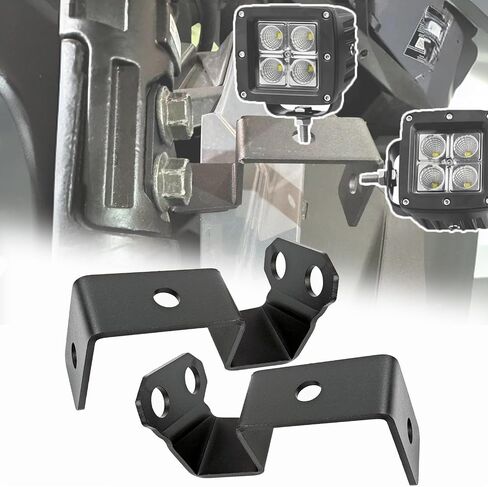 2 قطعة دعامة تثبيت كشاف LED على شكل حرف A لـ 2020-2024 Polaris RZR PRO XP (تثبيت 1 مصباح كشاف) in Kuwait