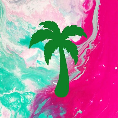 4-Inch Palm Tree Style Design Stencil, Reusable Mylar Cutout for Sign Art, Crafts & DIY Projects in Saudi Arabia