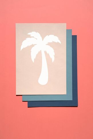 4-Inch Palm Tree Style Design Stencil, Reusable Mylar Cutout for Sign Art, Crafts & DIY Projects in Saudi Arabia