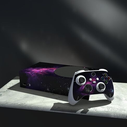PlayVital Blue Galaxy Custom Vinyl Skins for Xbox Core Wireless Controller, Wrap Decal Cover Stickers for Xbox Series S Console Controller in Kuwait