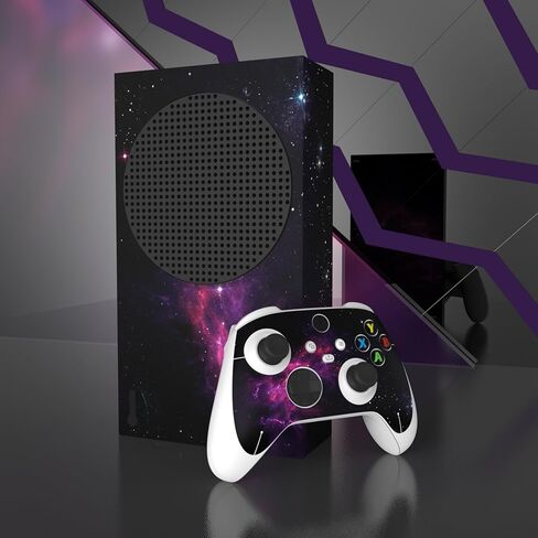 PlayVital Blue Galaxy Custom Vinyl Skins for Xbox Core Wireless Controller, Wrap Decal Cover Stickers for Xbox Series S Console Controller in Kuwait