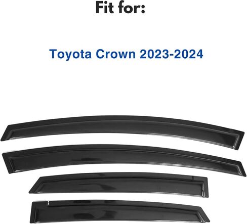 Window Visor Compatible with Jeep Cherokee 4-Door 1984-2001 (Excludes Limited Model), Rain Guard Tape-On Extra Durable Sun Wind Air Side Vent Window Deflector in Saudi Arabia