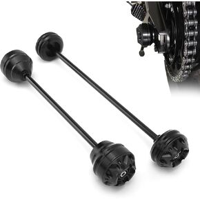 Front Rear Axle Fork Sliders Protectors Crash Protector Wheel Fork Axle Sliders Crash Protector Replacement for Yamaha MT-09/FZ-09/FJ-09