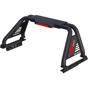 R13 Roll Bar for Mid Size Pickup Truck, Adjustable Chase Rack Sport Bar Compatible with Tacoma/Gladiator/Frontier/Canyon/Ranger/Colorado,Light Mounts
