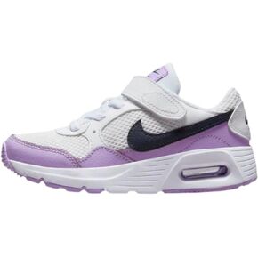 Nike Little Kid AIR MAX SC (PSV) White/Purple walking-shoes-CZ5356 107-Size 2