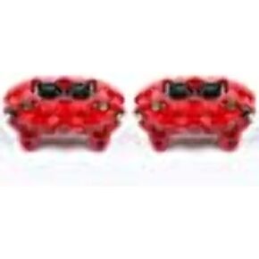 Power Stop Front S2632 Pair of High-Temp Red Powder Coated Calipers