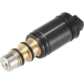 ACROPIX Car Air Condition AC Compressor Solenoid Valve Fit for BMW 328i - Pack of 1 Black Gold Tone