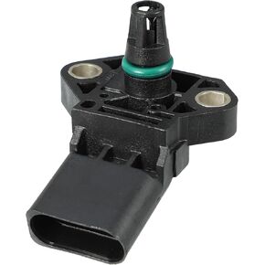 Manifold Absolute Pressure Sensor No.03G906051E/03G-906-051-E Durable MAP Intake Manifold Absolute Pressure Sensor for Audi A3 Premium Premium Plus