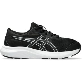 ASICS Kid's Contend 9 Grade School Running Shoes, 5, Black/White
