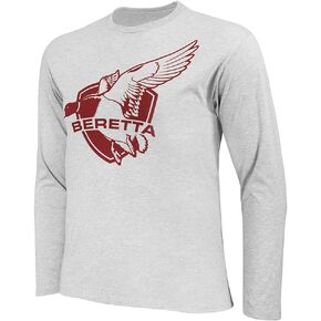 تي شيرت Beretta Wingbeat مصنوع من القطن بأكمام طويلة وكلاسيكي in Kuwait