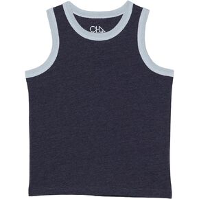 CHASER Boy's Coastin' Stripe Muscle Tank (Toddler/Little Kids)