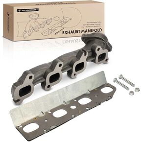 A-Premium Left Exhaust Manifold Kit W/Gasket, Bolts, Nuts [8Cyl 5.7L] Compatible with Ram 1500 2500 3500 2011-2018 & Jeep Grand Cherokee 2011-2018 & Dodge Ram 1500 2500 3500, Durango & Chrysler Aspen