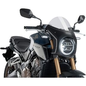 3133W SEMIFAIRING C/BLACK HONDA CB1000R 18-23 / CB650R 19-20' NEO SPORTS C/CLEAR