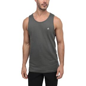 INTO THE AM Premium Basic Tank Tops for Men - Beach Workout Muscle Tanks S - 2XL