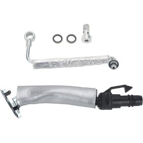 ZONFANT Turbo Oil Return Pipe and Oil Feed Pipe, Compatible With Buick Chevy Vehicle Encore Cruze Sonic Trax, Replace #55587854 55592600