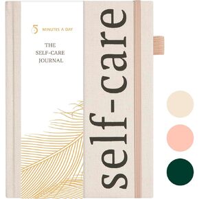 Self-Care Journal with Prompts – Daily Reflection Notebook – Mental Health Journal for More Positivity, Anxiety & Guided Journal for Women, ADHD Planner with Mood Tracker, A5 (Pink)