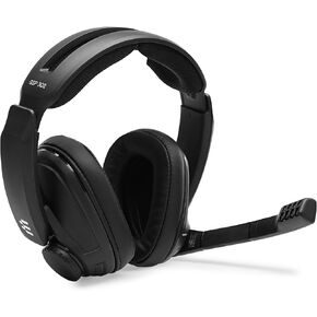 EPOS I Sennheiser GSP 302 Gaming Headset with Noise-Cancelling Mic, Flip-to-Mute, Comfortable Memory Foam Ear Pads, Headphones for PC, Mac, Xbox One, PS4, Nintendo Switch, and Smartphone compatible.